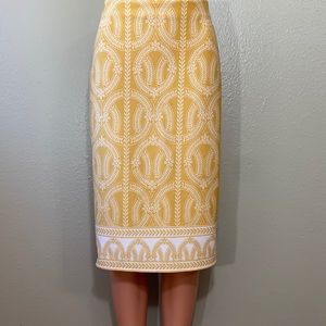 N.Y.C.C. Golden Yellow Pencil Skirt